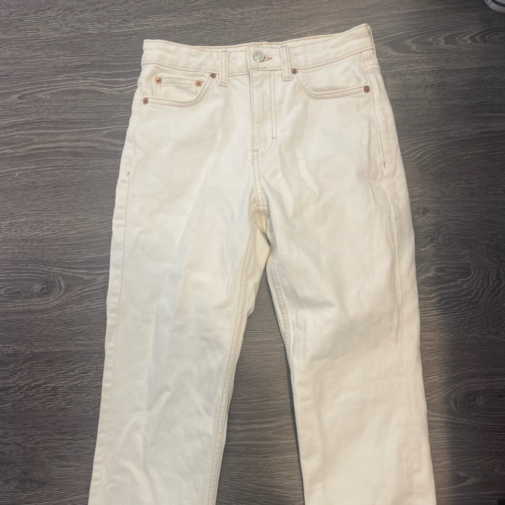 TOPSHOP straight let jeans